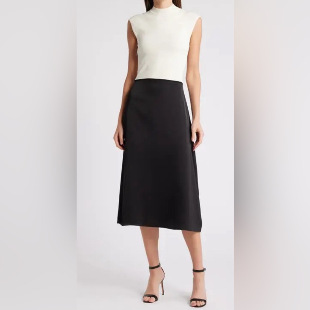 Boss Ferdola Mixed Media Dress